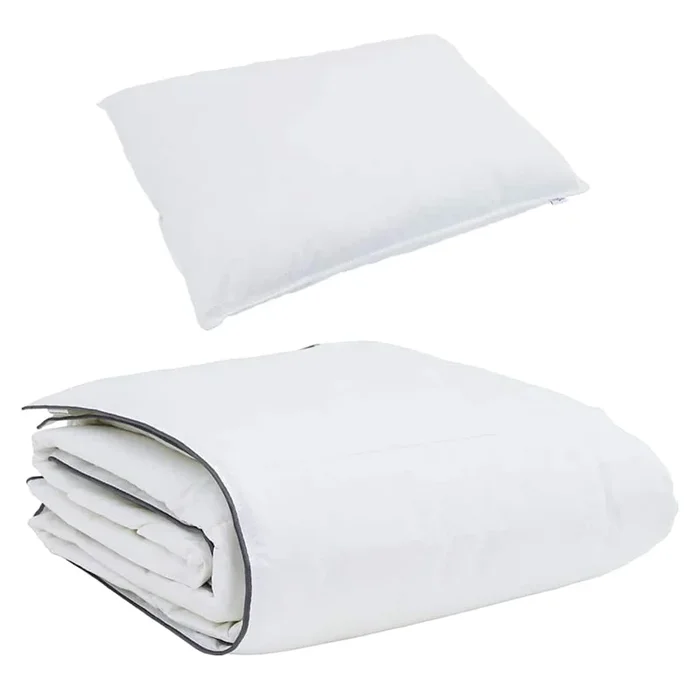 vidaXL Edredón de Invierno con almohada 2 pcs Pluma de pato (69)