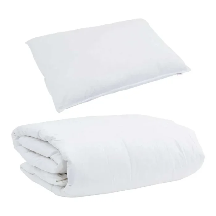 vidaXL Edredón de Invierno con almohada 2 pcs Pluma de pato (81)