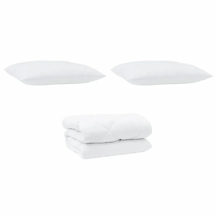 vidaXL Edredón de Invierno con almohada 3 pcs Microfibra (16)
