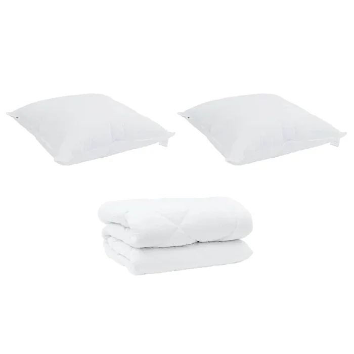 vidaXL Edredón de Invierno con almohada 3 pcs Microfibra (21)