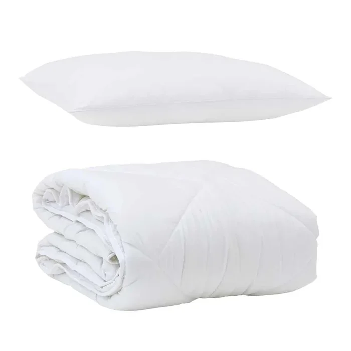 vidaXL Edredón de Verano con almohada 2 pcs Microfibra (14)