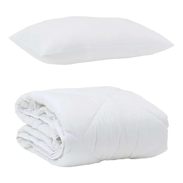 vidaXL Edredón de Verano con almohada 2 pcs Microfibra (16)