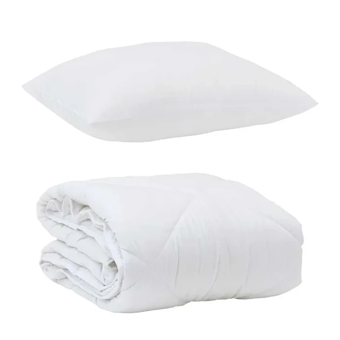 vidaXL Edredón de Verano con almohada 2 pcs Microfibra (23)