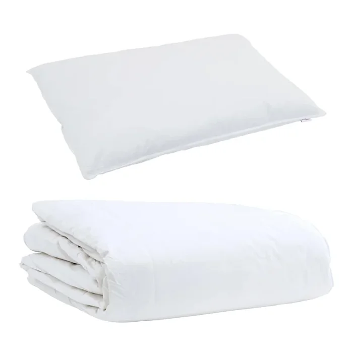 vidaXL Edredón de Verano con almohada 2 pcs Pluma de pato (11)