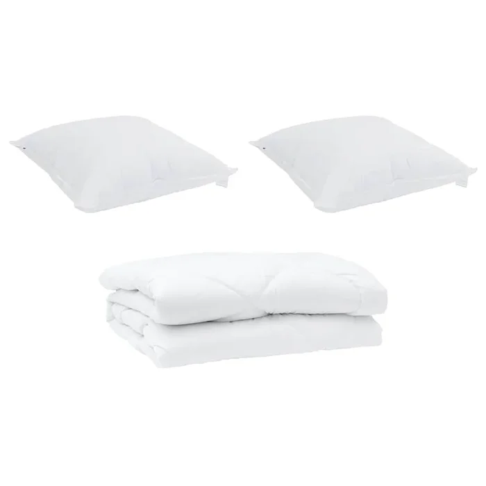 vidaXL Edredón de Verano con almohada 3 pcs Microfibra (48)