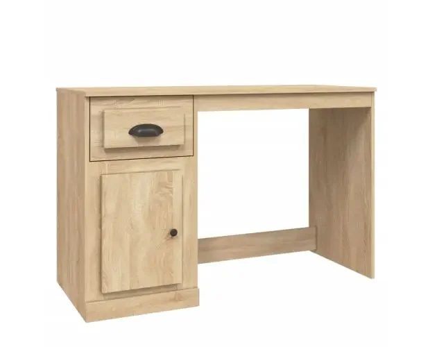 vidaXL escritorio con cajón madera contrachapada roble 115x50x75 cm | Brico Depôt Compra Online