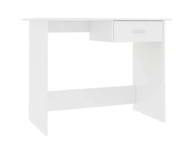 vidaXL escritorio de madera contrachapada blanco 100x50x76 cm | Brico Depôt Spedizione Gratuita