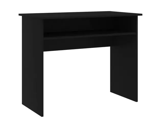 vidaXL escritorio de madera contrachapada negro 90x50x74 cm | Brico Depôt Nuovo Arrivo