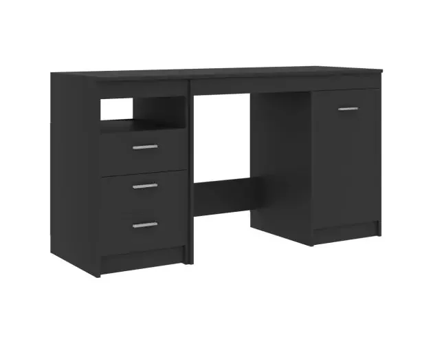vidaXL escritorio de madera de ingeniería gris 140x50x76 cm | Brico Depôt Offerta Limitata