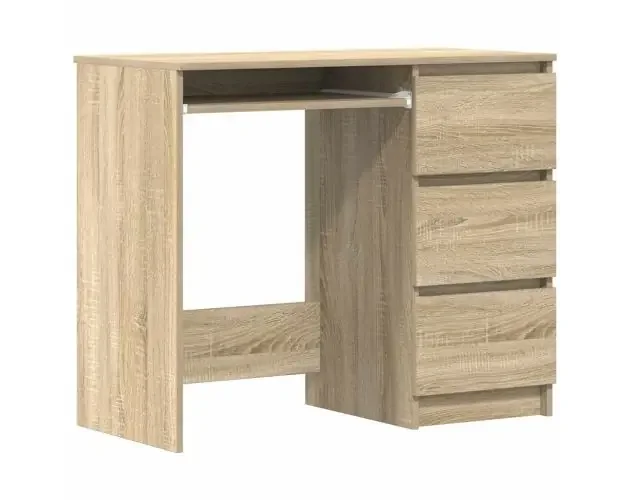 vidaXL escritorio madera contrachapada color roble sonoma 90x45x76 cm | Brico Depôt Di Marca
