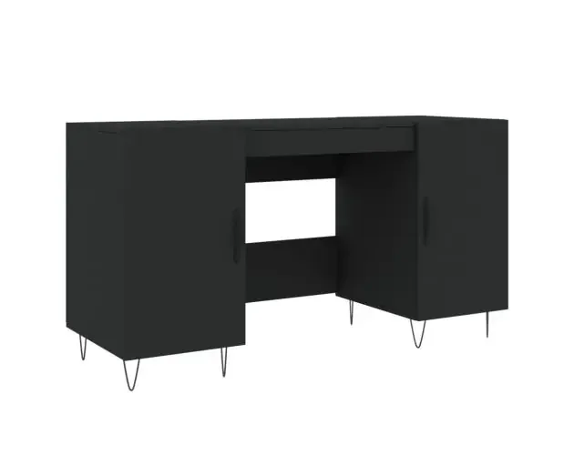 vidaXL escritorio madera de ingeniería negro 140x50x75 cm | Brico Depôt Garanzia Inclusa