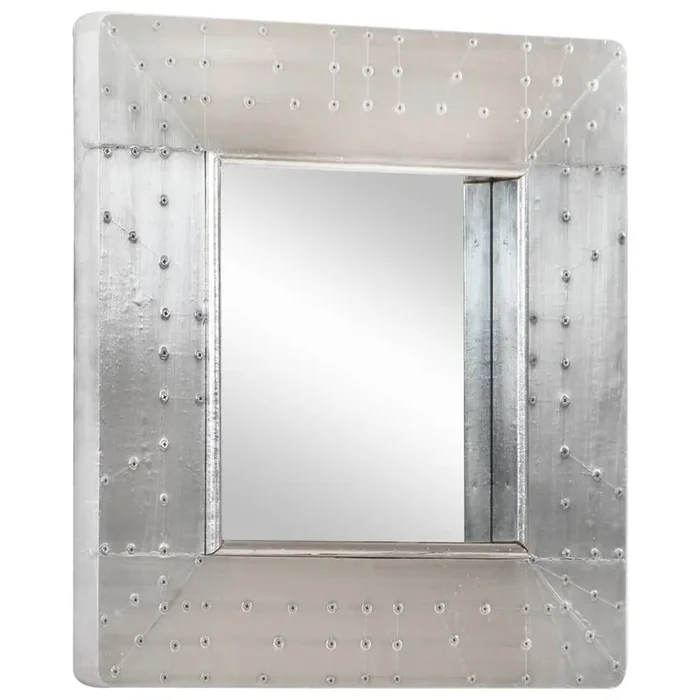 vidaXL Espejo aviador de metal 50×50 cm
