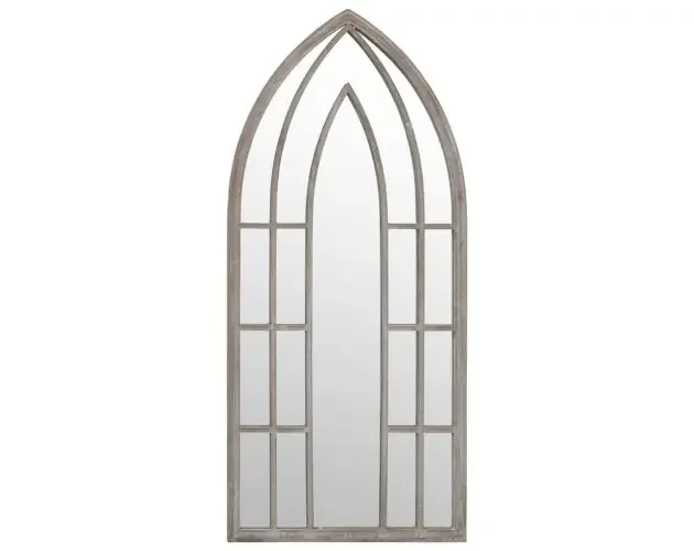 vidaXL espejo de jardín arena hierro para exterior 70×30 cm | Brico Depôt Spedito Oggi