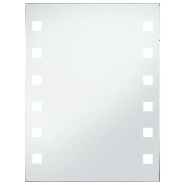 vidaXL Espejo de pared de baño con LED 60×80 cm (4)