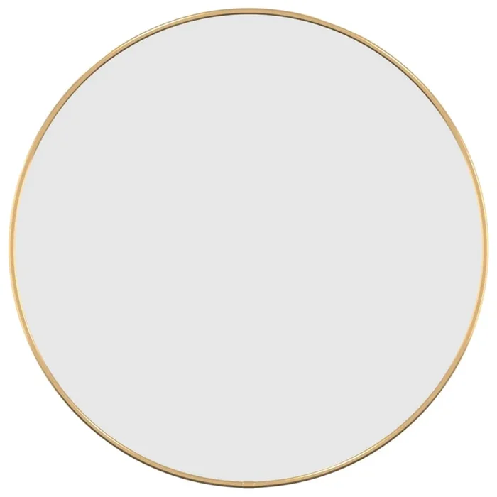 vidaXL Espejo de pared redondo dorado Ø 50 cm