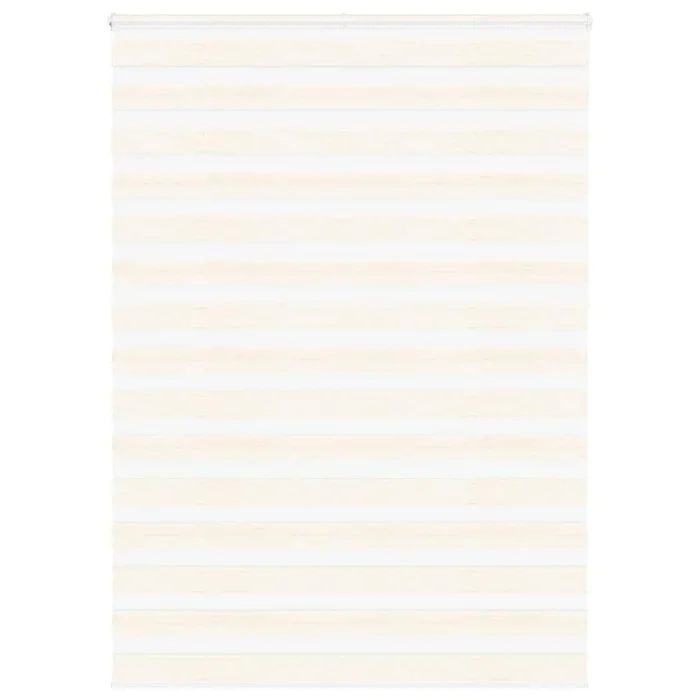 vidaXL Estor cebra beige mármol tejido ancho 160,9 cm poliéster (3)