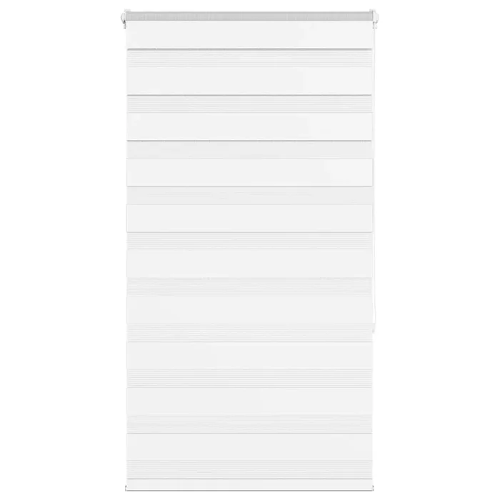 vidaXL Estor cebra blanco 90×150 cm tejido ancho 85,9 cm poliéster