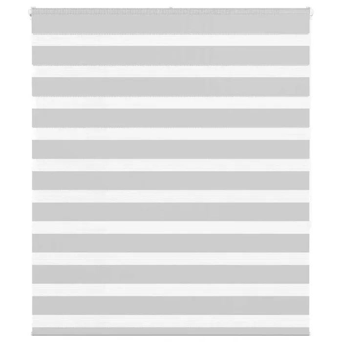 vidaXL Estor cebra gris claro 120x150cm tejido ancho 115,9cm poliéster