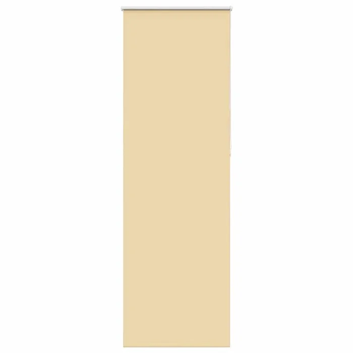 vidaXL Estor Enrollable Opaco Beige 85×210 cm Tela Ancho 80,7 cm