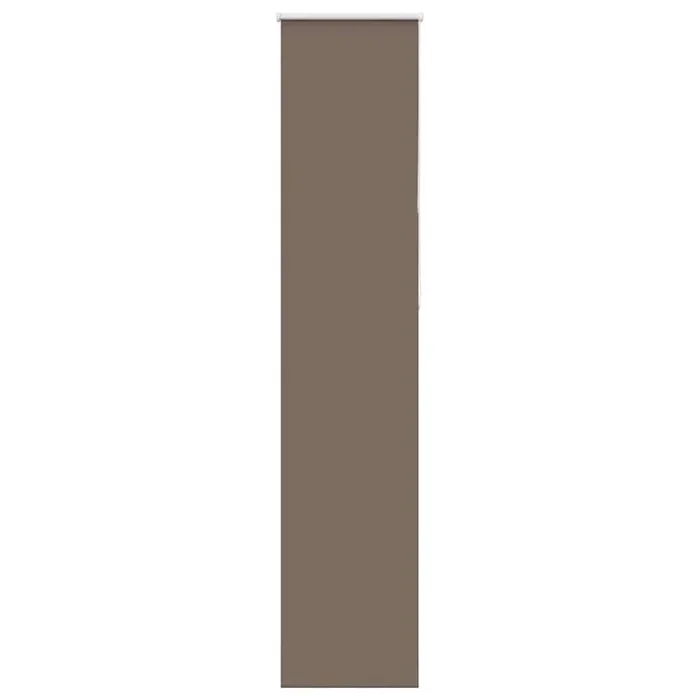 vidaXL Estor Enrollable Opaco Color Café 40x230cm Tela Ancho 35,7cm