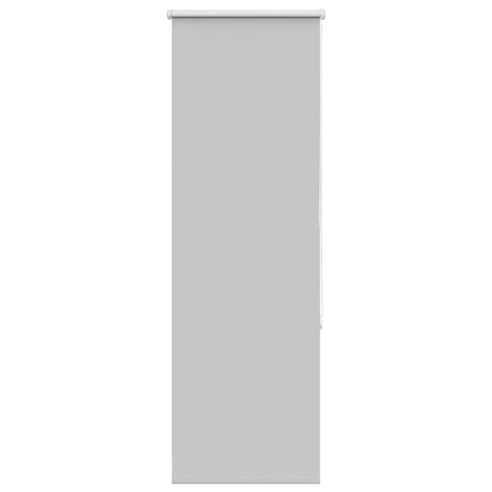 vidaXL Estor Enrollable Opaco gris claro 50×130 cm Tela Ancho 45,7 cm