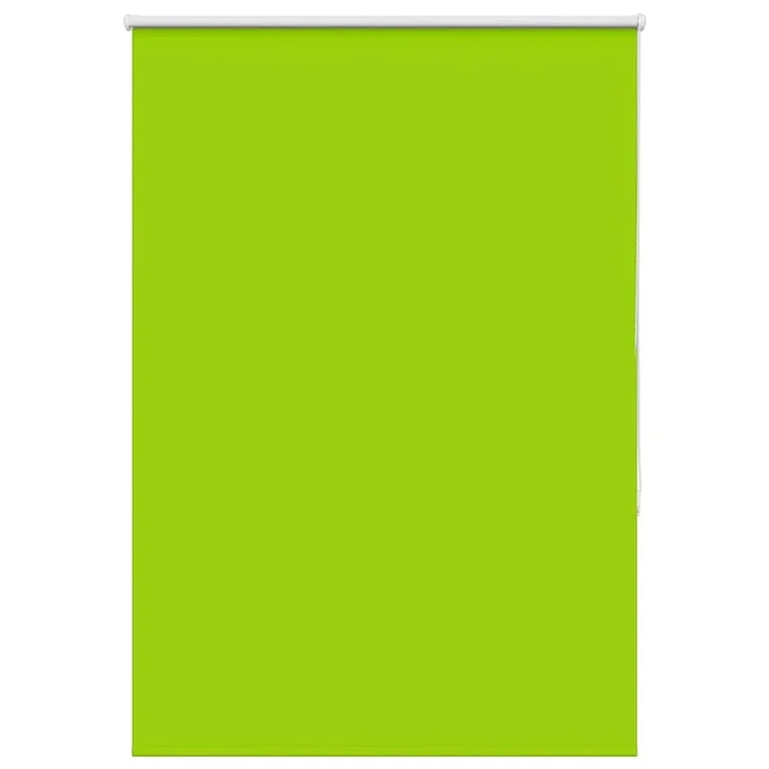 vidaXL Estor Enrollable Opaco hojas verde 110x130cm Tela Ancho 105,7cm