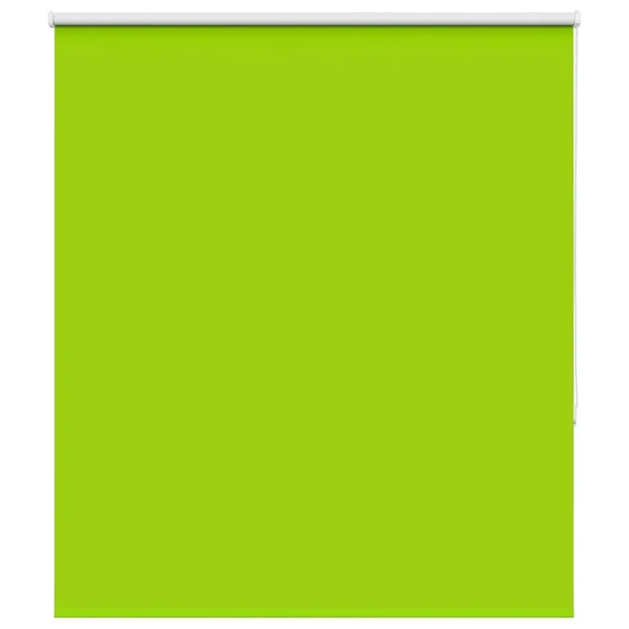 vidaXL Estor Enrollable Opaco hojas verde 130x150cm Tela Ancho 126,6cm