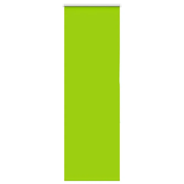 vidaXL Estor Enrollable Opaco hojas verde 40×130 cm Tela Ancho 35,7 cm