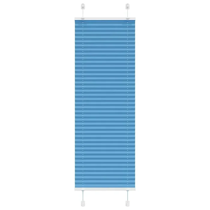 vidaXL Estor Plisado azul 50×150 cm Tela Ancho 49,4 cm Poliéster