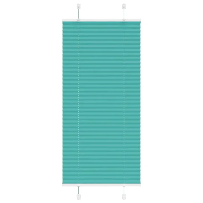 vidaXL Estor Plisado verde petróleo 55×150 cm Tela Ancho 54,4 cm