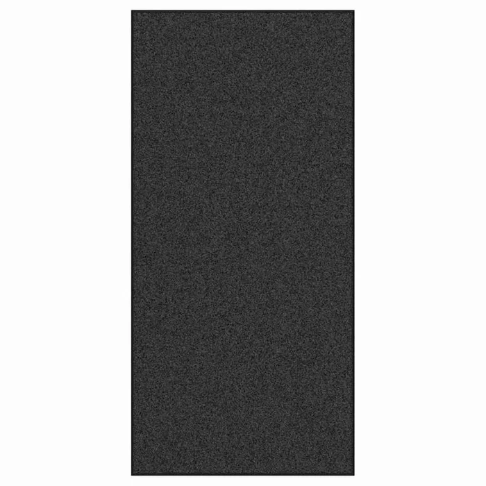 vidaXL Felpudo Antracita y Negro 120 x 250 cm Polipropileno y vinilo