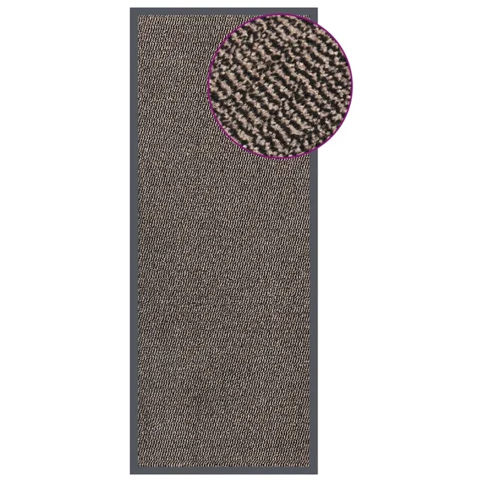 vidaXL Felpudo de nudo marrón oscuro 60×150 cm