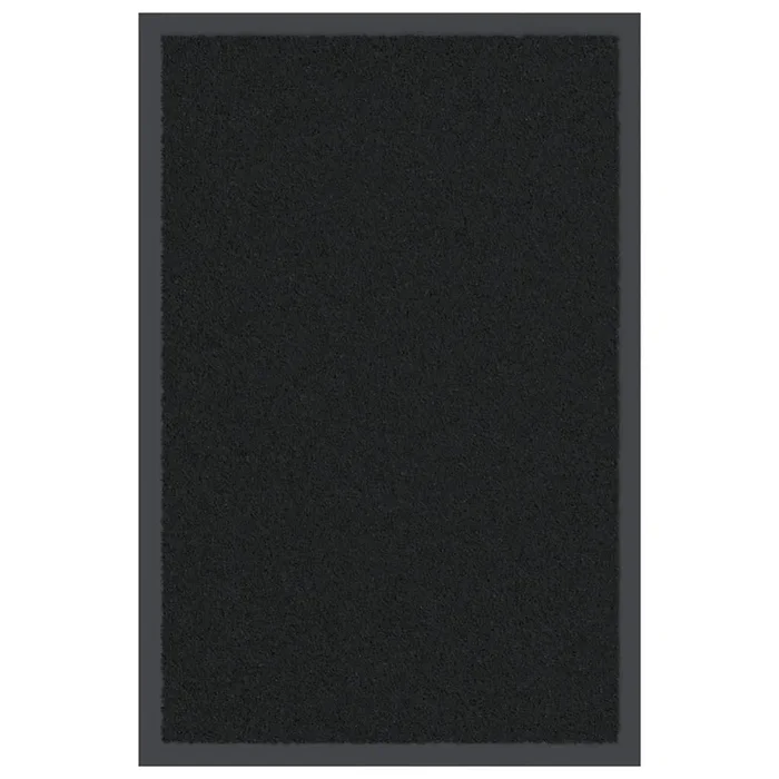 vidaXL Felpudo negro 40×60 cm