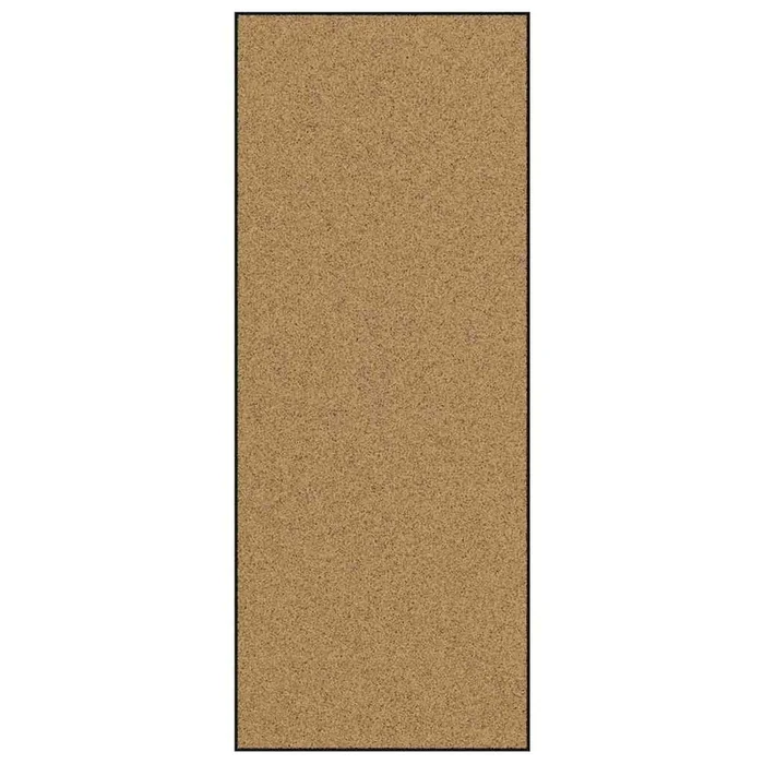 vidaXL Felpudo Otro Crema y Negro 120 x 300 cm Poliamida y PVC