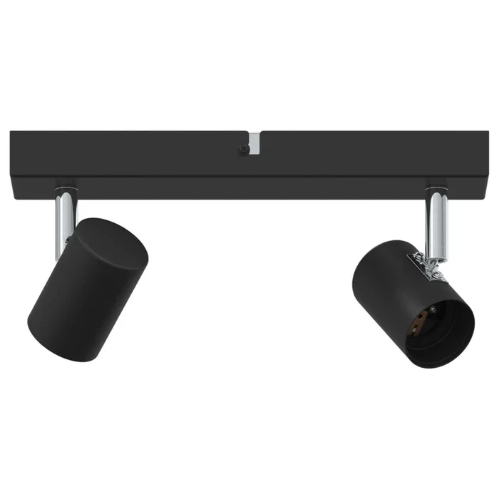vidaXL Foco de techo Negro 26 x 6.5 x 11.5 cm Acero