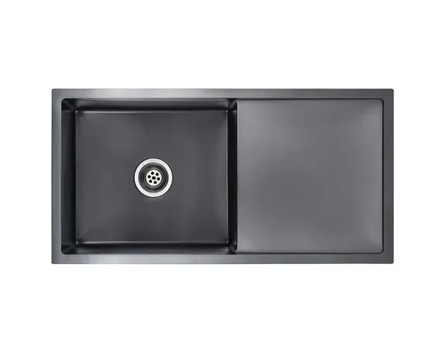 vidaXL fregadero de cocina hecho a mano acero inoxidable negro | Brico Depôt Prezzo Di Fabbrica