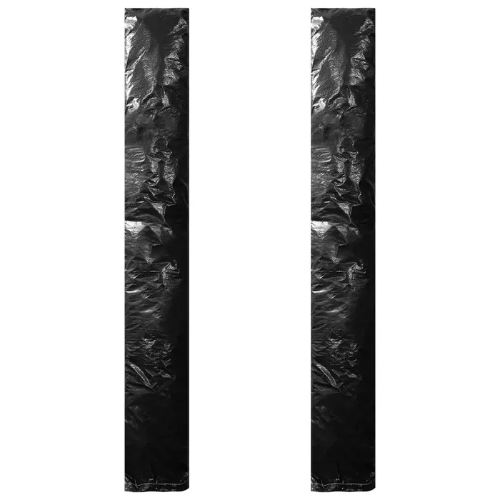 vidaXL Fundas de sombrilla con cremallera 2 unidades PE 250 cm