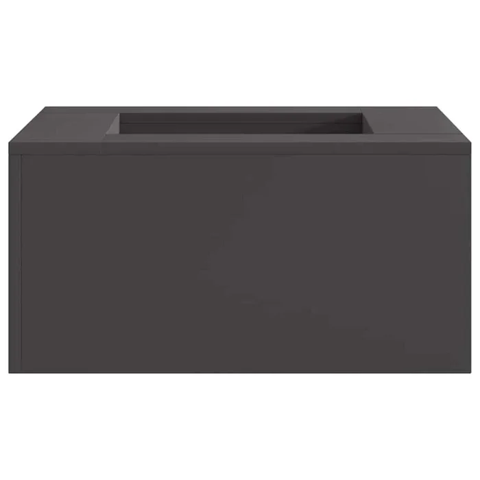vidaXL Hoguera Negro 60 x 60 x 30 cm Acero laminado en frío (3)