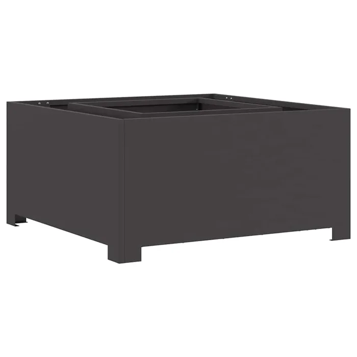 vidaXL Hoguera Negro 80 x 80 x 40 cm Acero laminado en frío