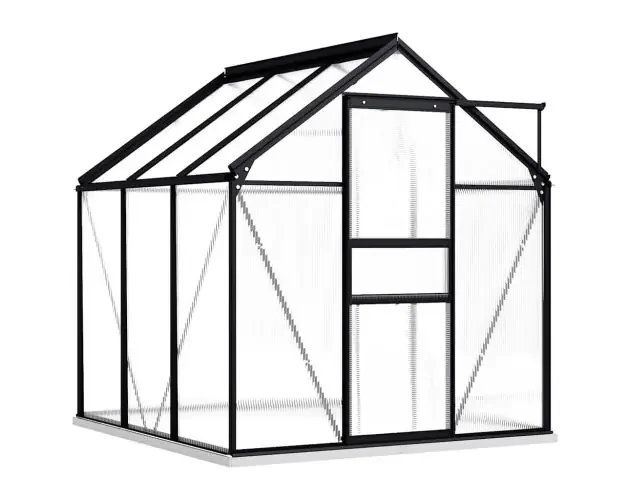 vidaXL invernadero con estructura base aluminio gris antracita 3,61 m² | Brico Depôt Consegna Rapida