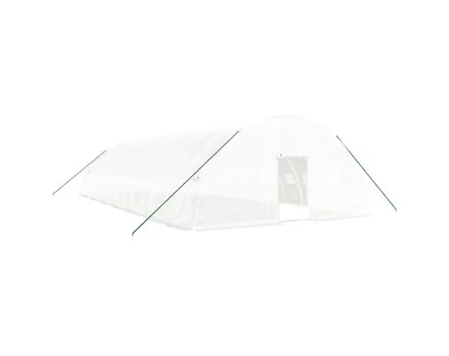 vidaXL invernadero con estructura de acero blanco 84 m² 14x6x2,85 m | Brico Depôt Ultime Pezzi