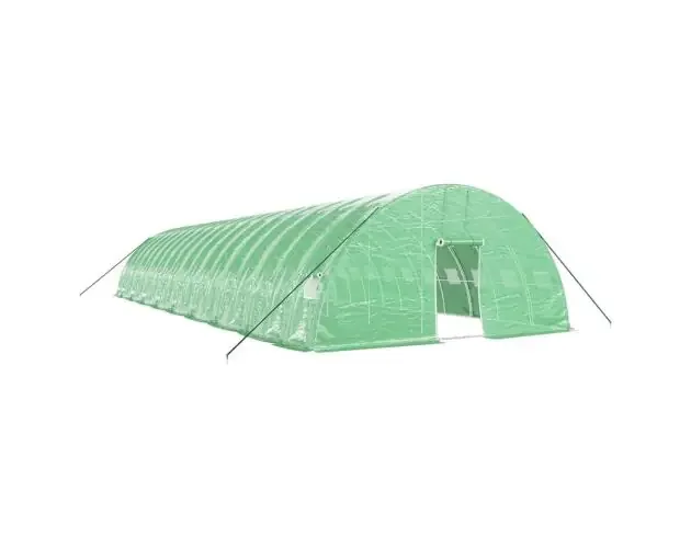 vidaXL invernadero con estructura de acero verde 108 m² 18x6x2,85 m | Brico Depôt Occasione Imperdibile
