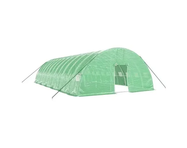 vidaXL invernadero con estructura de acero verde 72 m² 12x6x2,85 m | Brico Depôt Prezzo Conveniente