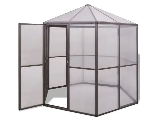 vidaXL invernadero de aluminio 240x211x232 cm | Brico Depôt Di Tendenza