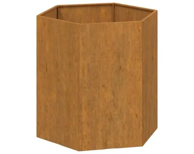 vidaXL jardinera de acero corten oxidado 40x40x45 cm | Brico Depôt Miglior Prezzo
