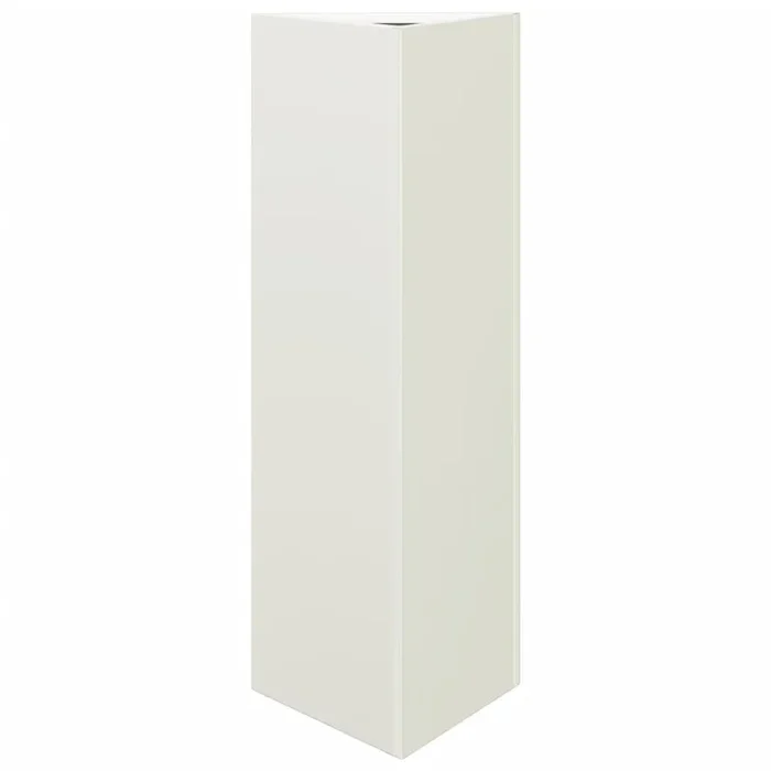vidaXL Jardinera triangular acero blanco 30x26x75 cm