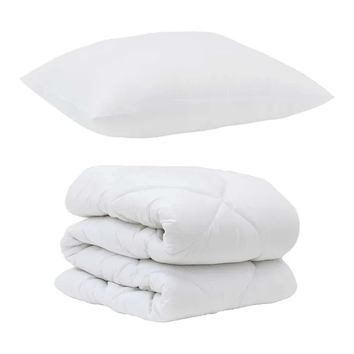 vidaXL Juego de Edredón con almohada 2 pcs Microfibra (125)