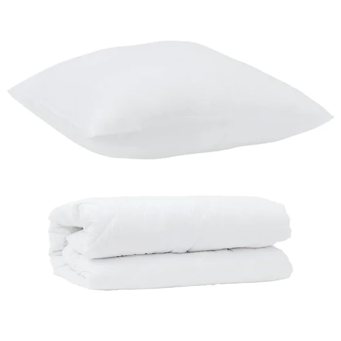 vidaXL Juego de Edredón con almohada 2 pcs Microfibra (138)