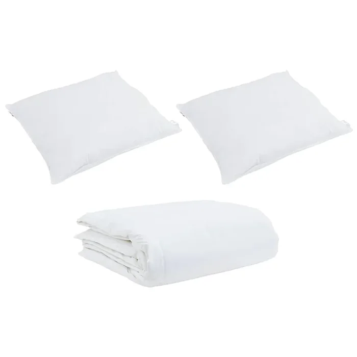 vidaXL Juego de Edredón con almohada 3 pcs Algodón (42)