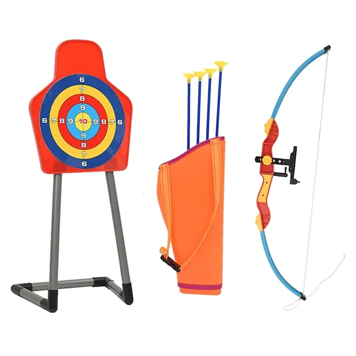 vidaXL Juego de tiro con arco de arco y flecha para niños con diana (2)
